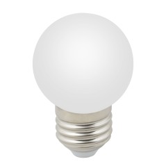 Лампа светодиодная LED-G45-1W/3000K/E27/FR/С 1Вт шар матовая 3000К тепл. бел. E27 декоративная (упак. картон) Volpe UL-00006560