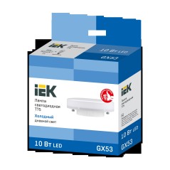 Лампа светодиодная T75 таблетка 10Вт 230В 6500К GX53 IEK LLE-T80-10-230-65-GX53