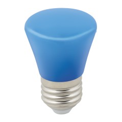 Лампа светодиодная LED-D45-1W/BLUE/E27/FR/С BELL Колокольчик 1Вт матовая син. E27 декоративная (упак. картон) Volpe UL-00005639