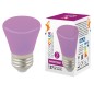 Лампа светодиодная LED-D45-1W/PURPLE/E27/FR/С BELL Колокольчик 1Вт матовая фиолет. E27 декоративная (упак. картон) Volpe UL-0000