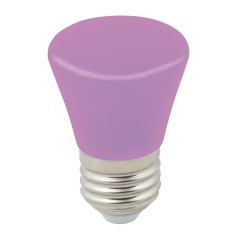 Лампа светодиодная LED-D45-1W/PURPLE/E27/FR/С BELL Колокольчик 1Вт матовая фиолет. E27 декоративная (упак. картон) Volpe UL-0000