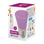 Лампа светодиодная LED-D45-1W/PURPLE/E27/FR/С BELL Колокольчик 1Вт матовая фиолет. E27 декоративная (упак. картон) Volpe UL-0000