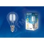 Лампа светодиодная LED-G45-6Вт/NW/E14/CL GLA01TR прозр. Uniel UL-00002207