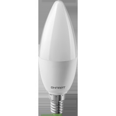 Лампа светодиодная 90 411 OLL-C37-9-230-4K-E14-FR (PRO 90-240В) ОНЛАЙТ 90411