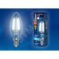 Лампа светодиодная LED-C35-6W/NW/E14/CL PLS02WH картон Uniel UL-00001373