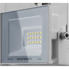 Прожектор светодиодный 90 132 OFL-20-4K-WH-IP65-LED 20Вт 4000К IP65 1600лм бел. ОНЛАЙТ 90132
