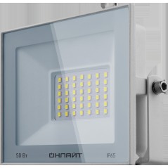 Прожектор светодиодный 90 136 OFL-50-4K-WH-IP65-LED 50Вт 4000К IP65 4000лм бел. ОНЛАЙТ 90136