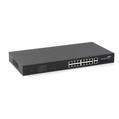 Коммутатор SKAT PoE-16E-2G-2S v.2 PoE Plus 260Вт порты:16-Ethernet 2-Uplink 2-SFP Бастион 4076