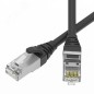 Патч-корд экранированный SLIM CAT6 S/FTP 4х2 28 AWG LSZH 0.5м черн. DKC RN6SF4505BK-28 Патч-корд экранированный SLIM CAT6 S/FTP 4х2 28 AWG LSZH 0.5м черн. DKC RN6SF4505BK-28
