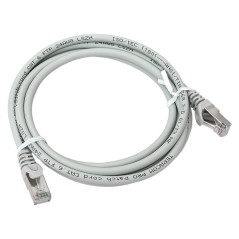 Патч-корд кат.5E FTP экранир. LSZH сер. 5.0м TERACOM PRO EKF TRP-5EFTP-LSH-5M-GY