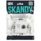 Розетка двойная TV+RJ45 кат.6E SKANDY SK-A15W арктич. бел. IEK SK-AK20-2-K01 Розетка двойная TV+RJ45 кат.6E SKANDY SK-A15W арктич. бел. IEK SK-AK20-2-K01