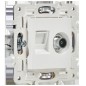 Розетка двойная TV+RJ45 кат.6E SKANDY SK-A15W арктич. бел. IEK SK-AK20-2-K01 Розетка двойная TV+RJ45 кат.6E SKANDY SK-A15W арктич. бел. IEK SK-AK20-2-K01