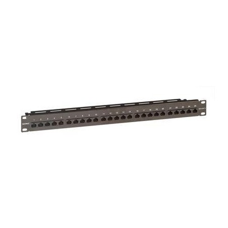 Патч-панель телефонная 19дюйм 1U CAT3 RJ45 LSA 25 портов DKC RN3PP251BK