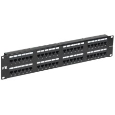 Патч-панель 2U кат.6 UTP 48 портов (Dual IDC) ITK PP48-2UC6U-D05