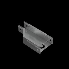 Переходник для лотка правый 50х50-100 сталь 1мм "ПЛЮС" PDplus50-50-100-R КМ PL0623