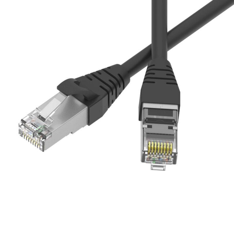 Патч-корд экранированный SLIM CAT6 S/FTP 4х2 28 AWG LSZH 0.5м черн. DKC RN6SF4505BK-28 Патч-корд экранированный SLIM CAT6 S/FTP 4х2 28 AWG LSZH 0.5м черн. DKC RN6SF4505BK-28