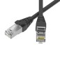 Патч-корд экранированный SLIM CAT6 S/FTP 4х2 28 AWG LSZH 0.3м черн. DKC RN6SF4503BK-28 Патч-корд экранированный SLIM CAT6 S/FTP 4х2 28 AWG LSZH 0.3м черн. DKC RN6SF4503BK-28