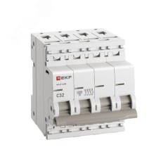 Выключатель автоматический модульный 3п D 32А 6кА ВА 47-63N PROxima EKF M636332D