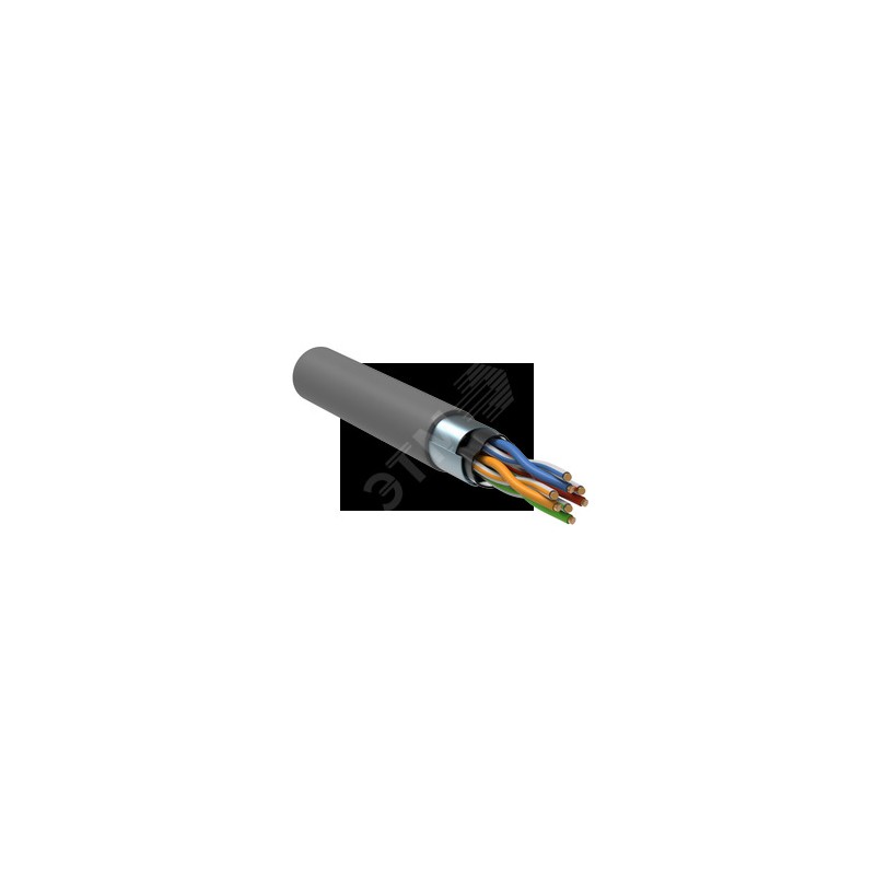 Кабель витая пара F/UTP кат.5E 4х2х24AWG solid CU PVC сер. (м) GENERICA BC1-C5E04-311-305-G Кабель витая пара F/UTP кат.5E 4х2х24AWG solid CU PVC сер. (м) GENERICA BC1-C5E04-311-305-G