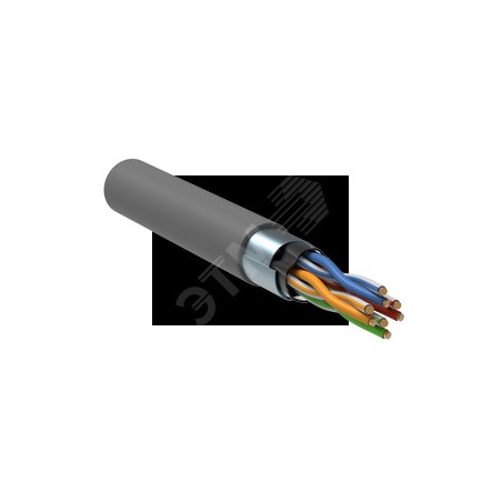 Кабель витая пара F/UTP кат.5E 4х2х24AWG solid CU PVC сер. (м) GENERICA BC1-C5E04-311-305-G