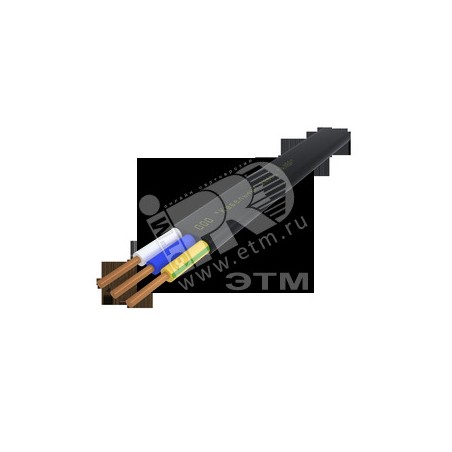 Кабель ВВГ-Пнг(А)-LS 3х2.5 ОК 0.66кВ (бухта) (м) АЛЮР 00-00006285