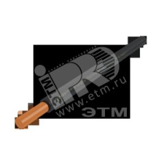 Провод ПуВнг(А)-LS 1х1.5 Ч (бухта) (м) АЛЮР 00-00010570