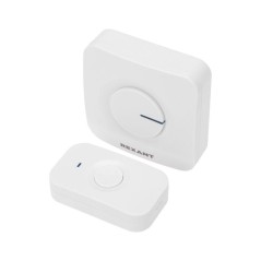 Звонок беспроводной дверной 52 мелодии IP56 бел. Rexant 73-0018
