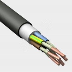 Кабель ВВГнг(А)-FRLSLTx 5х6 ОК (N PE) 0.66кВ (м) Конкорд 5053