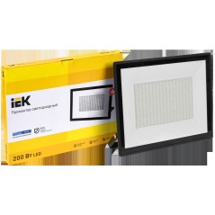 Прожектор светодиодный СДО 06-200 6500К IP65 черн. IEK LPDO601-200-65-K02