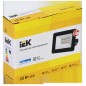 Прожектор светодиодный СДО 06-20 6500К IP65 черн. IEK LPDO601-20-65-K02 Прожектор светодиодный СДО 06-20 6500К IP65 черн. IEK LPDO601-20-65-K02