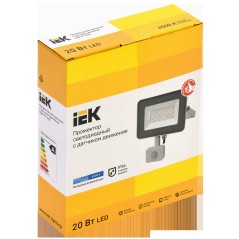Прожектор светодиодный СДО 07-20Д 20Вт 6500К IP54 с датчиком движ. сер. IEK LPDO702-20-K03