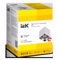Светильник 4112 накладной поворотный GU10 бел./хром пласт. IEK LT-UPB0-4112-GU10-1-K23