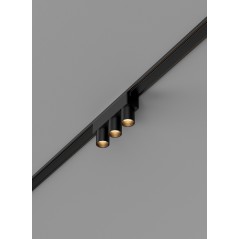 Светильник светодиодный Stalactite для магнитной системы Galakti 122x26x50 6Вт 3000К 24град. CRI»90 трековый черн. VARTON V1-R1-