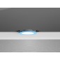 Светильник светодиодный DL-01 Pro 160мм 20Вт 3000К 176x51мм IP65/40 круглый встраив. RAL9005 черн. муар с защитным силикатным ст