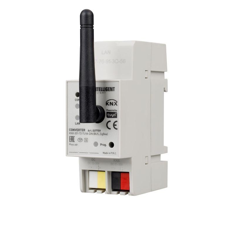 Конвертер KNX-301-72-TUYA-DIN (BUS ZigBee) IP20 пластик INTELLIGENT ARLIGHT 037759 Конвертер KNX-301-72-TUYA-DIN (BUS ZigBee) IP20 пластик INTELLIGENT ARLIGHT 037759
