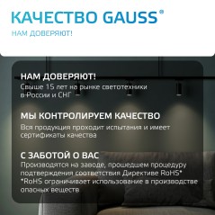 Комплект подвесов Track для трековых шинопроводов черн. GAUSS TR119