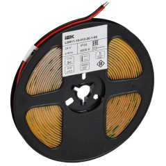 Лента светодиодная COB-312LED 8Вт/м IP20 8мм 24В 3000К (уп.5м) IEK LSR11-1-312-20-1-1-05