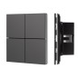 Панель кнопочная KNX-304-23-IN Black (BUS Frameless) (IP20 металл) INTELLIGENT ARLIGHT 039663 Панель кнопочная KNX-304-23-IN Black (BUS Frameless) (IP20 металл) INTELLIGENT ARLIGHT 039663