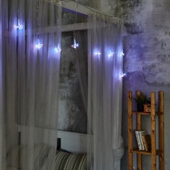 Гирлянда ULD-S0250-200/STA MULTI IP44 STARBURST "Звезда" 2.5м 200 разноцвет. свет провод прозр. Uniel UL-00008565