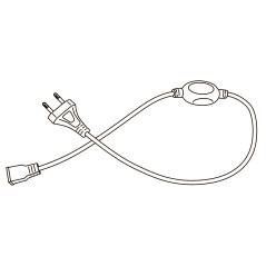Комплект светодиодной ленты ULS-N21 10M/6500K/1.5M IP67 RRP80C00 длина 10м IP67 дневной бел. свет (6500К) сетевой шнур 1.5м Unie