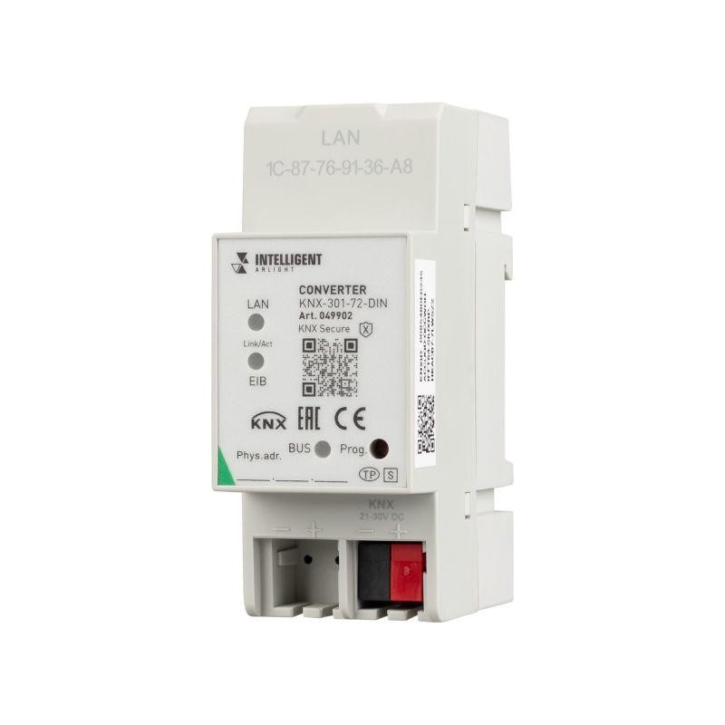 Конвертер KNX-301-72-DIN Grey (BUS RJ-45 KNX-IP) IP20 Пластик INTELLIGENT Arlight 049902 Конвертер KNX-301-72-DIN Grey (BUS RJ-45 KNX-IP) IP20 Пластик INTELLIGENT Arlight 049902