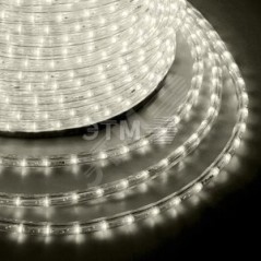 Шнур светодиодный Дюралайт эффект мерцания 2Вт 36LED/м тепл. бел. (уп.100м) Neon-Night 121-256
