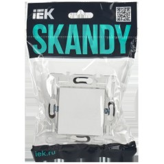 Вывод кабеля SKANDY SK-O01W арктич. бел. IEK SK-VK10-0-K01
