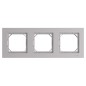 Рамка 3-пост. AtlasDesign Aqua IP44 алюм. SE ATN440303