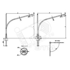 Кронштейн ТАНС.41.699.000 (1.К2-1.5-1.5-/90-Ф6-ц) OPORA ENGINEERING OE-01704