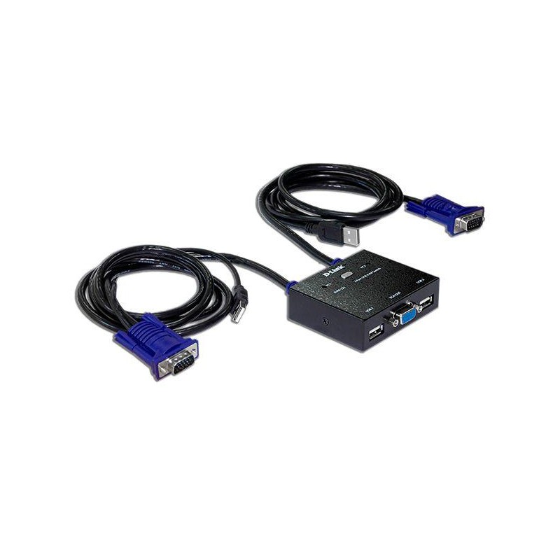 Переключатель KVM-221/C1A 2-порт. KVM-переключатель с портами VGA и USB D-link 1101927 Переключатель KVM-221/C1A 2-порт. KVM-переключатель с портами VGA и USB D-link 1101927