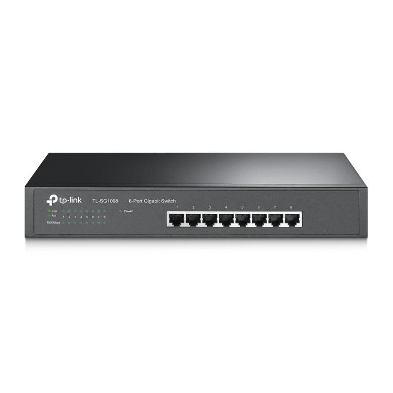 Коммутатор TL-SG1008 8-портовый гигабитный настол./монтируемый в стойку TP-Link 1128421