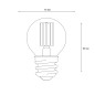 Лампа светодиодная LED-G45-9W/3000K/E27/CL/DIM GLA01TR Air диммир. картон Uniel UL-00005193 Лампа светодиодная LED-G45-9W/3000K/E27/CL/DIM GLA01TR Air диммир. картон Uniel UL-00005193