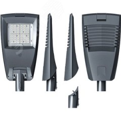 Светильник "Урбан" S LED-80-ШО/У50 (12000/740/RAL7040/0/ORN2/GEN1) GALAD 18051