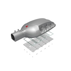 Светильник Street X1 Pro/180/Ш8M/5.0K/(L6)/MT/SKX-02/220AC IP66 поворотное крепление LEDEL SX1P092